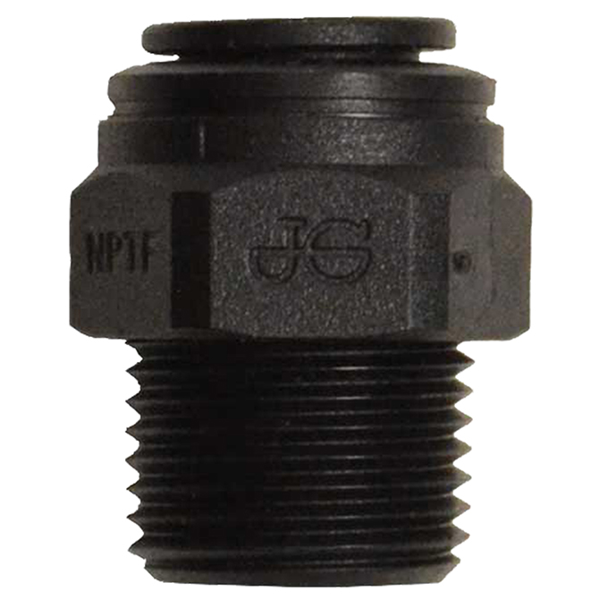 (image for) John Guest PP010823E Male Connector 1/4 QC x 3/8 MPT (10) - Click Image to Close